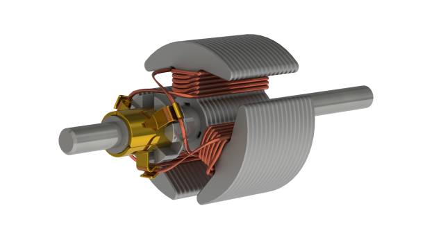 istock oy car DC rotor or small DC electric rotor 3D rendering isolated on white back ground 1389427122