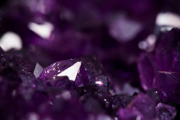 istock amethyst mineral specimen stone rock geology gem crystal 1389438673