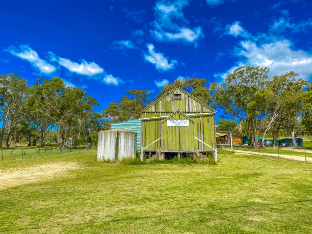 Old Town Hall in Small Village Of Tent Hill, NSW, 2371, Australia