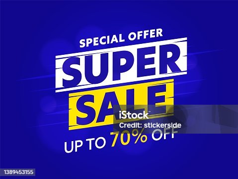 istock Super sale special offer with price cut up to 70 percent off 1389453155