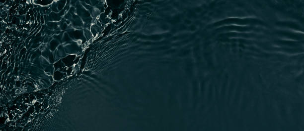istock banner black transparent clear calm water surface texture 1389453603