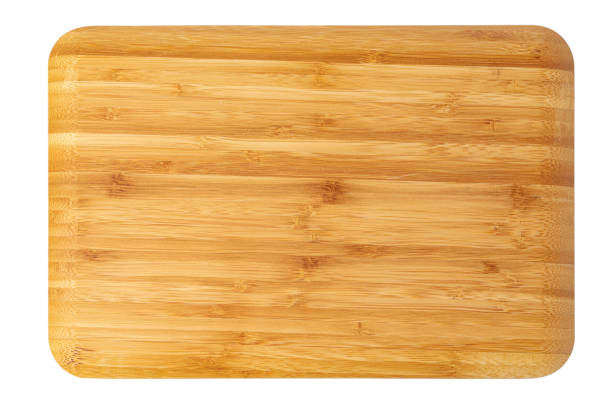 istock Wooden board isolated on white background, close up 1389453613
