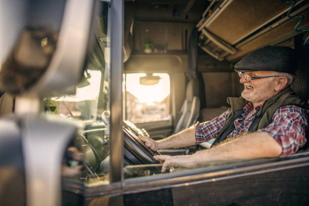 istock A mature man driving a truck 1389463567