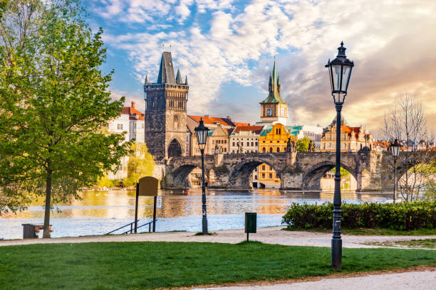 istock Prague, Czech Republic with Charles Bridge 1389478110