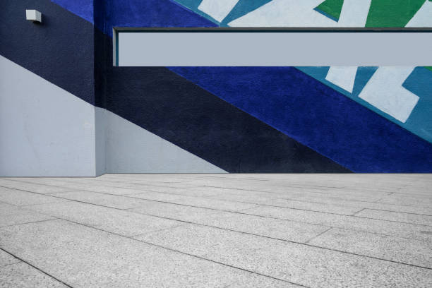 Colorful abstract modern street walls.Graffiti art.