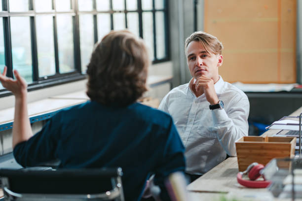 istock Business people sharing ideas. Business planning. 1389486507