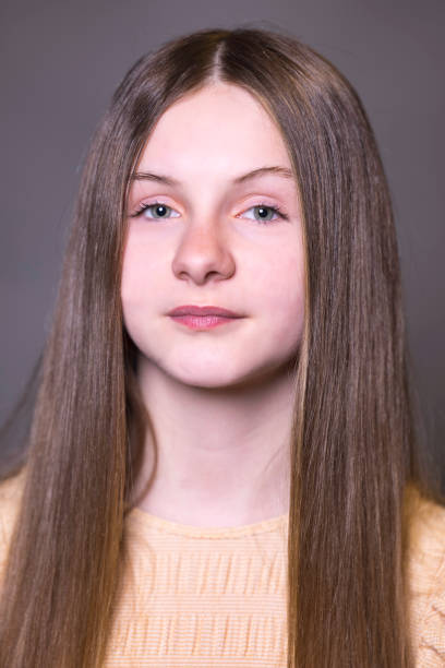 istock Brunette girl with green eyes 1389486853