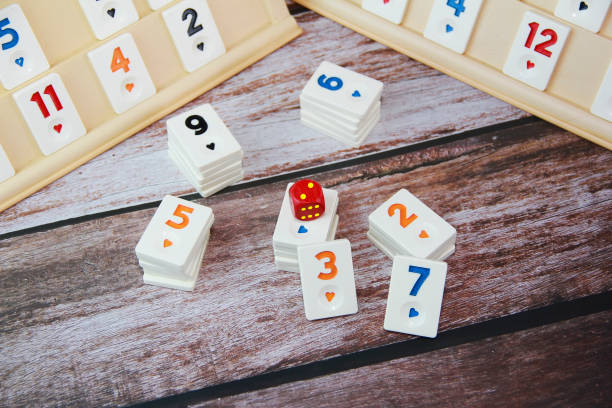 istock traditional turkish a board game okey 1389487859