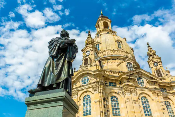 Luther statue in Dresden Note: Statue was build by Adolf von Donndorf in 1885