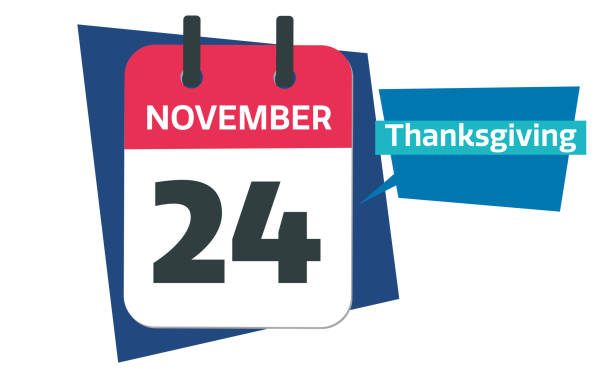 thanksgiving calendar thanksgiving calendar date november 24 thanksgiving holiday hours stock illustrations