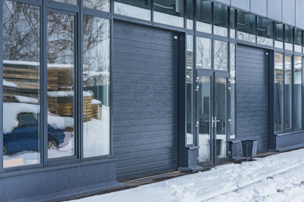 istock Doors of the new garage. 1389507256