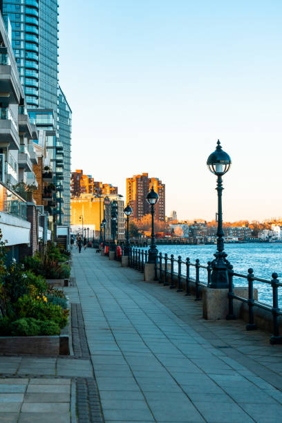 istock Embankment at Albert Bridge, London 1389514502
