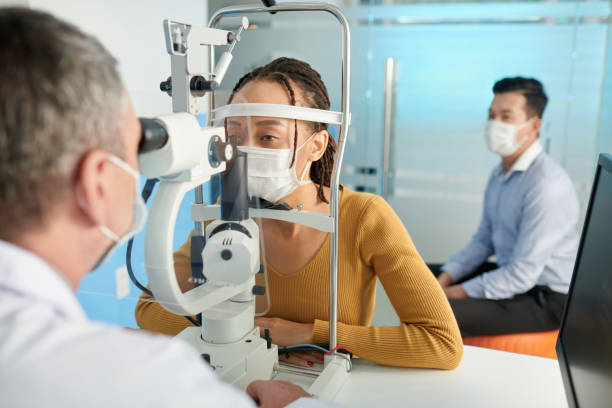 istock Woman Getting Intraocular Pressure Measured 1389516649