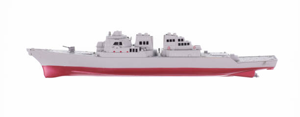 istock model nautical military ship isolated on white background 1389528790