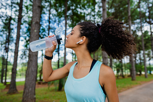 teenager exercising