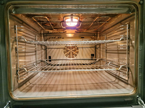 istock Close up of a clean electric oven 1389536264