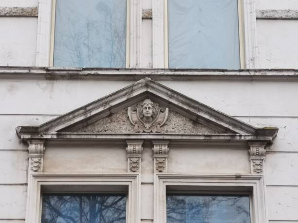 istock Facade decoration above the windows 1389542923