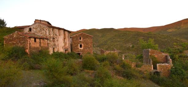 istock Valtrujal village at sunset. 1389544100