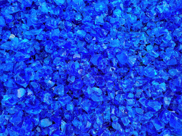 istock Blue Glass Rock Collection 1389550643