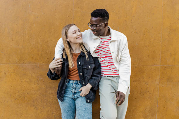 istock Portrait of a multi ethnic couple 1389556427