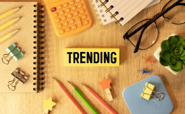 istock Hashtag trending, word on green, business concept 1389566621