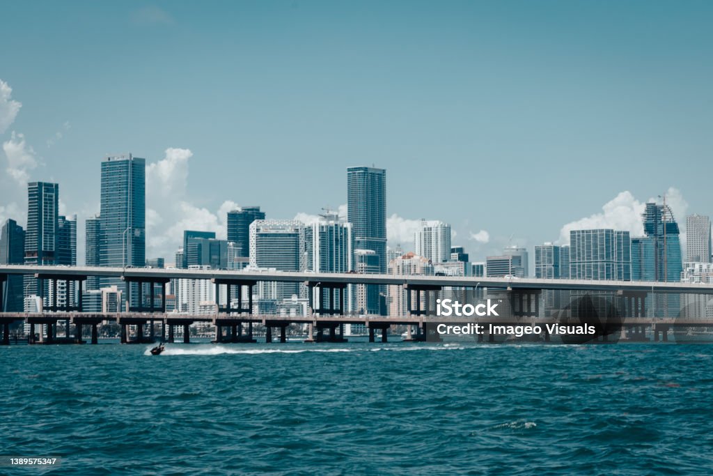 Downtown Miami Florida - US State Stock Photo