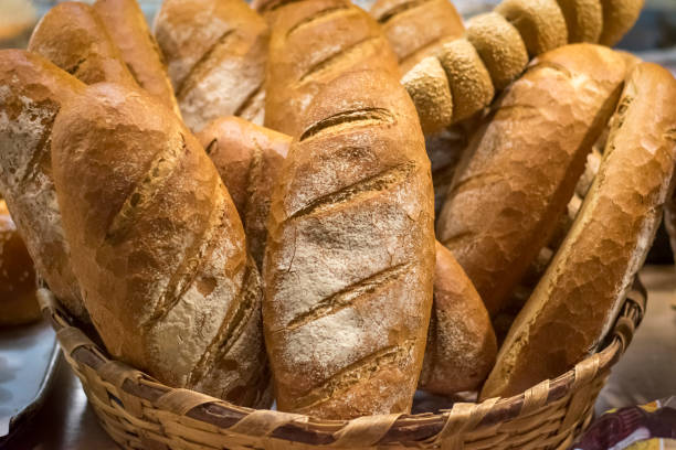 istock fresh whole wheat bakery bread in big basket 1389577042