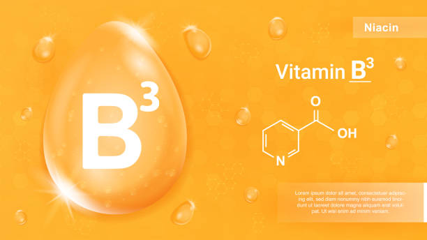illustrations, cliparts, dessins animés et icônes de vitamine b3 orange - pill vitamin b vitamin pill orange