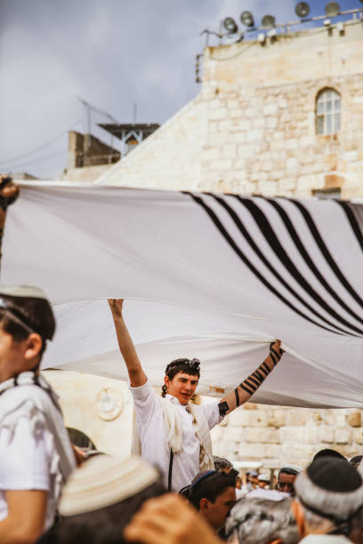 życie w jerozolimie - judaism jewish ethnicity hasidism rabbi zdjęcia i obrazy z banku zdjęć