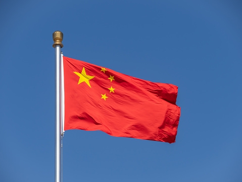 Chinese Flag HD Background - Flag of China 3D Illustration