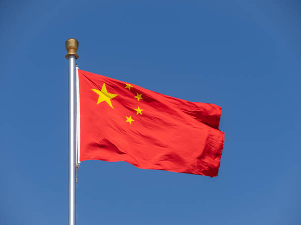 Flag of China Flag of China chinese flag stock pictures, royalty-free photos & images
