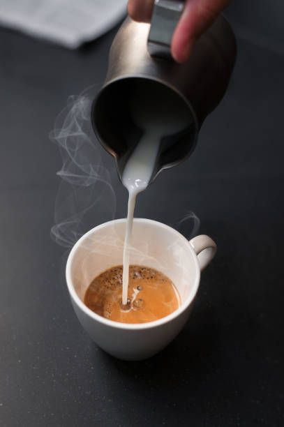 istock Glass of coffee on the table 1389613437