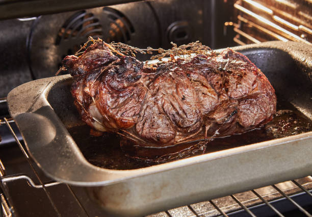 istock Beef with rosemary and butter is ready after baking in the oven 1389615070