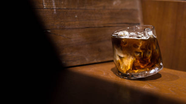 istock Glass of coffee on the table 1389615315