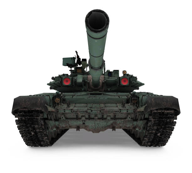 istock Military Tank Isolated 1389615886