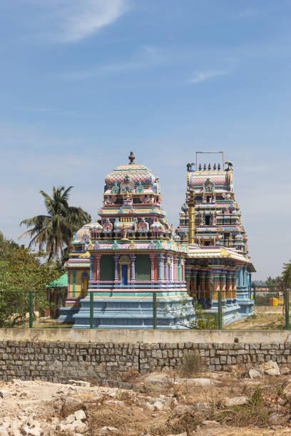 istock Rear view of Shaaradaambe Temple, Avani, Kolar, Karnataka, India 1389621109