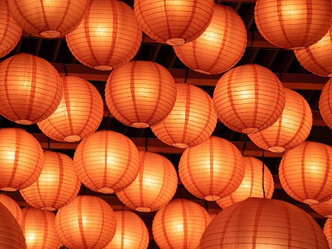 Chinese Lanterns Background