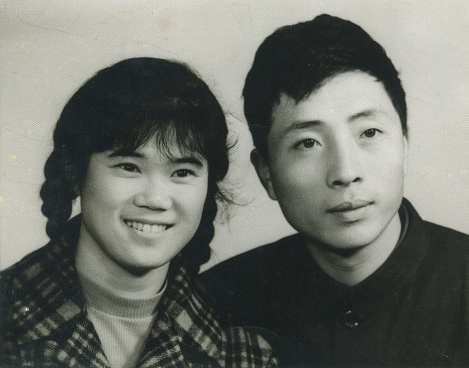1970s Chinese Wedding Photo of Young Couples