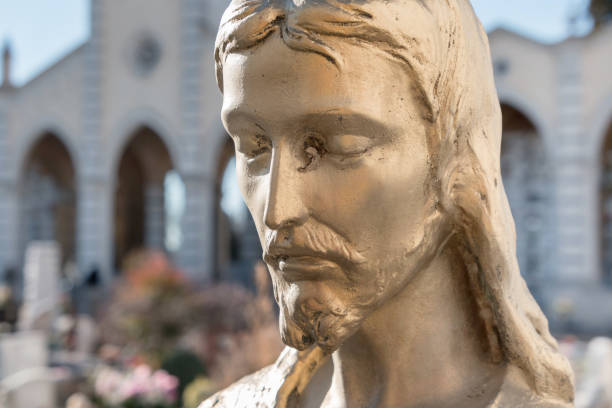 istock Golden statue of Jesus Christ 1389641444