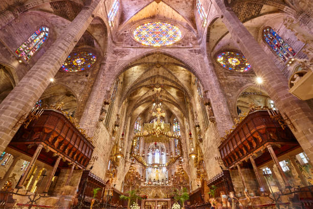 istock Palma de Mallorca cathedral indoor. Balearic islands. Spain 1389646907