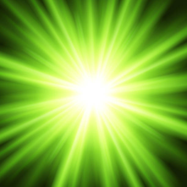 istock Bright star sun light natural illumination green space star explosion business background vector 1389647323
