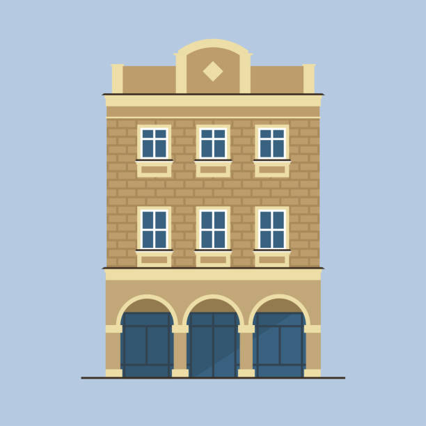 European historical buildings. Traditional Amsterdam, Netherlands architecture. European historical buildings. Traditional Amsterdam, Netherlands architecture. Vector illustration. historic building stock illustrations