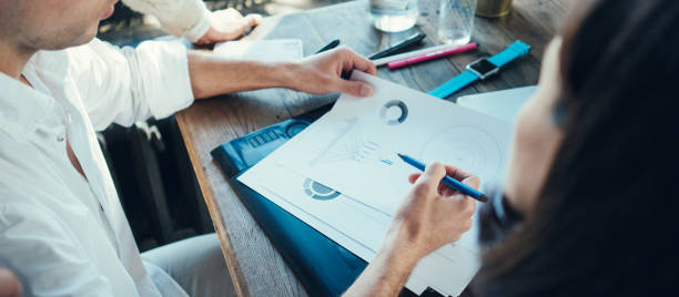 istock Group of business people working with documents 1389658945