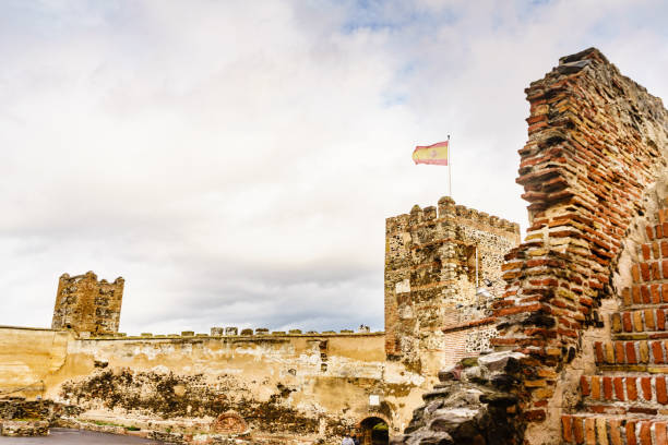 Sohail Castle in Fuengirola, Malaga Spain. Tourist attraction. Holidays on Costa del Sol.