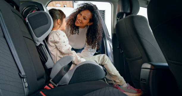 istock Mother and daughter looking at each other 1389670238