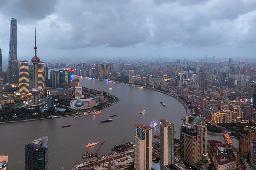 the docks of Shangai