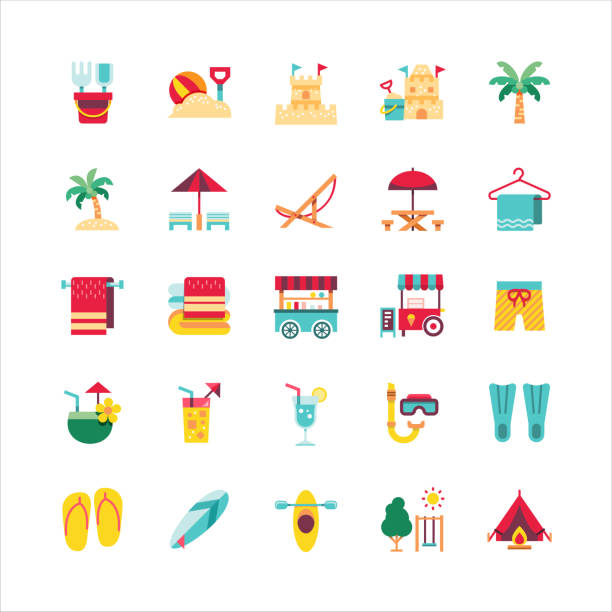 100+ Beach Towel Clipart Stock Illustrations, Royalty-Free Vector ...