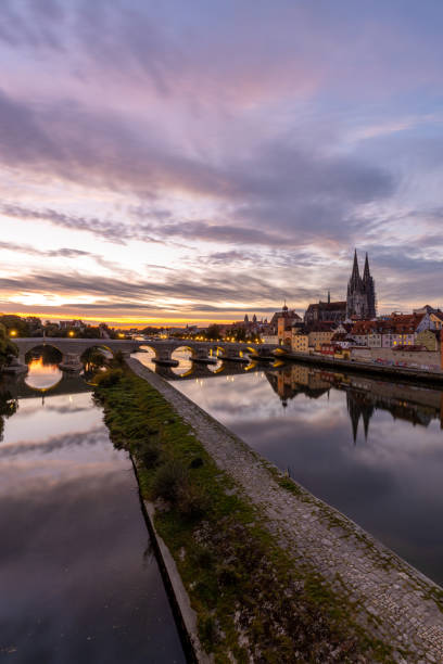 istock Regensburg at sunrise 1389679562