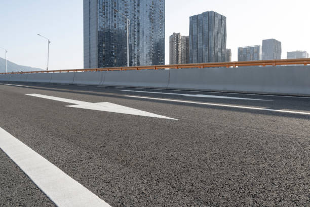 istock The empty tarmac of modern cities 1389684649