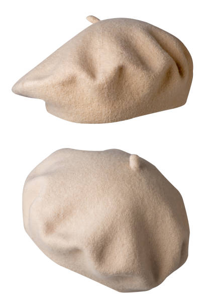 istock Beret isolated on white background. hat female beret 1389686578